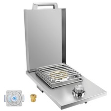 Built-in Single Side Burner for Outdoor Grill with Cover picture