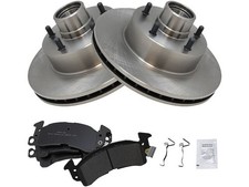 For 1979-1981 Pontiac Catalina Brake Pad and Rotor Kit Front 69597QGMXQZ 1980 picture
