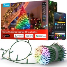 Govee Christmas Sparkle String Lights 66ft with 250 Bullet-Head LEDs picture