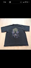 Dragon Ball Z Gohan Super Saiyan Goku Adult XL Distressed Shirt Faded Black picture
