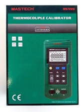 Mastech MS7220 Thermocouple Calibrator Simulate TC/mV Output - Black + Green picture
