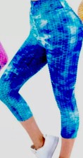 Vitalia XXL/ 1x-2x,  Tiktok, High waist Capris Leggings Tie-Dye picture