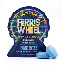 Ferris Wheel Euphoric Party Blend Blue Razz Kanna Tablets, 2 Count 1.1g picture
