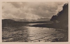 Stormy Evening Windermere RPPC Postcard Abraham's Series Lake District England picture