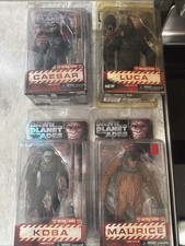 2014 NECA Dawn of the Planet of the Apes Lot Of 4 Luca Caesar Koba Maurice New picture