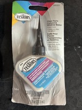 Testors Clear Parts Cement & Window maker for Model Kits Craft 1oz w/ Applicator picture