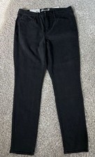 Seven7 Skinny Jeans Size 12 Black Denim Pants picture