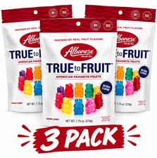 Albanese True to Fruit American Favorite Fruits Gummy Bears 3 Pack 219g Bag picture