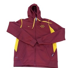 Vintage Nike Iowa State Cyclones Full Zip Up Hooded Jacket Iowa State Size Small picture