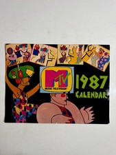 Vintage 1987 MTV Calendar Harry N Abrams Printed in Japan Pop Art Pop Culture picture