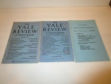 1957 Yale Review, 1961 Yale Review & 1957 Yale American Studies Newsletter picture