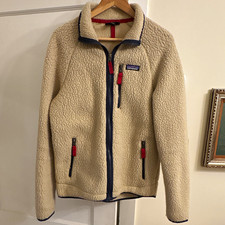 Patagonia Retro Pile Men’s Full Zip Jacket Cream Natural Size M fleece picture