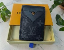 Louis Vuitton Porte-Cartes Magnetic Card Holder Leather Wallet Unisex picture