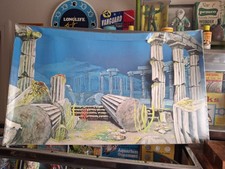 Vintage Aquarium Fishtank Original 1960s Marineland Double Deep 3D Background picture