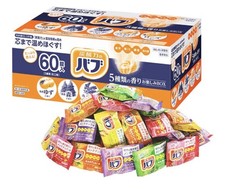 Kao Bab Carbonated Bath Tablets 60pcs Assorted 5 popular scents Japan Bath salts picture