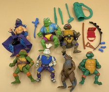 Playmates TMNT Vintage 1988 & 1998 Mixed Lot Figures & parts Movie Star “92 picture