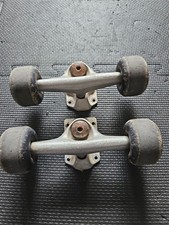 Vintage GRIND KING Skateboard Trucks Raw Finish 90s Made In USA 7.5” Axel picture