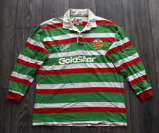 LEICESTER TIGERS 1996 1997 LONG SLEEVE MEN RUGBY UNION SHIRT JERSEY VINTAGE XL picture