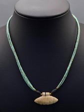 Rare Authentic Beautiful Vintage Egyptian Amulet Unique Necklace picture