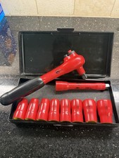 Wiha 31590 10 Piece Insulated Socket Set 3/8