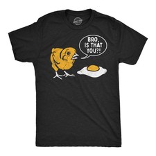 Mens Funny T Shirts Bro Is That You Sarcastic Chicken Egg Graphic Novelty Tee picture