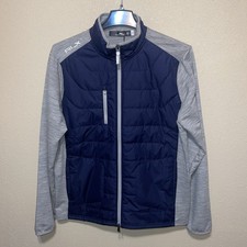 RLX Ralph Lauren Golf Hybrid Navy/Grey Heather Size L NEW $248 picture