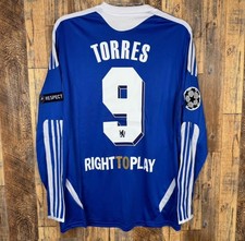 FC Chelsea 2011-12 Home Long Sleeve Men’s XL Soccer Jersey TORRES #9 picture
