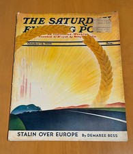 The Saturday Evening Post Magazine 1939 October 14th  Stalin Over Europe 30s picture