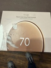 Google Nest Learning Thermostat 4th Gen + Sensor Smart WiFi Programmable picture