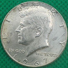 Uncirculated 1967 Mint 40% Silver Kennedy Half Dollar(918d) picture