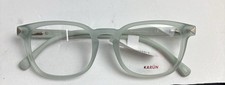 Karün Ranita de Darwin Green Eyeglass Frames KAUF0185 Square Rx Glasses w/ Case picture