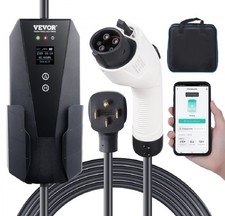 VEVOR Portable EV Charger EV Car Charging Cable 32Amp Level 2 Adjustable Current picture