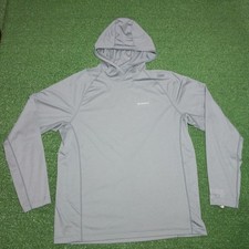 Simms SolarFlex Performance Hoodie Pullover Fishing Gray Mens Large picture