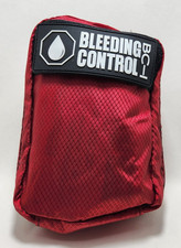 CUBIX SAFETY Bleeding Control Kit Intermediate CAT First Aid Red Pouch picture