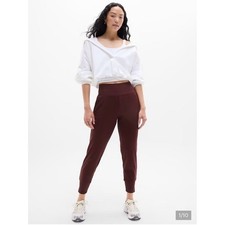 Athleta  Venice Joggers XL Garnet Stretch High-Rise picture