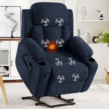 Oversized Power Lift Recliner Chair with Heat and Massage Electric Lift Recliner picture