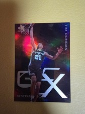 1999-200 Skybox E-X Tim Duncan Generation E X #4GX Spurs Sharp picture