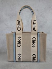 Chloe Woody Medium Tote Bag beige Tote Bag AUTHENTIC picture