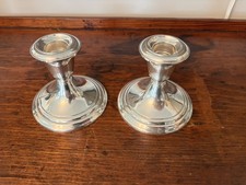 Vintage Pair Gorham Sterling Silver #661 Weighted Candle Holders Candlesticks picture