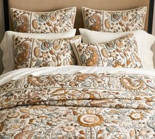 Pottery Barn Calista Embroidery Quilt picture