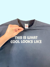 Vintage This Is What Cool Looks Like T Shirt XXL Tennessee River Funny Graphic T picture