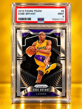 2019-20 Panini Prizm Kobe Bryant Silver Prizm Lakers PSA 9 Mint HOF picture