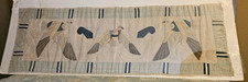 Antique Egyptian Textile Wall Panel 1930s Applique Vulture Goddess Nekbet picture