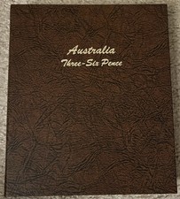 DANSCO COIN ALBUM #7332 AUSTRALIA THREE-SIX PENCE picture