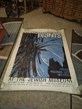 100 Contemporary Prints Poster - Jewish Museum 1964 RARE 40X29 ORIGINAL picture