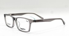 NEW SUPERFLEX SF-621 S303 GREY AUTHENTIC EYEGLASSES 57-16 picture