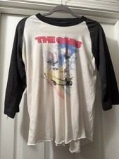 Vintage 1984 The Cars Heartbeat City Tour T Shirt XL Raglan 3/4 Sleeve USA picture