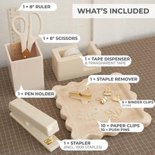 Aesthetic Desk Accessories Set for Women - A Complete Office Organizer Set picture