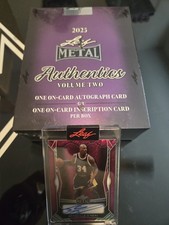 2025 Leaf Metal Authentics Volume 2 Factory Sealed Hobby Box picture