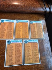 1973 Topps Checklist Set 588,453,338,264,54 picture